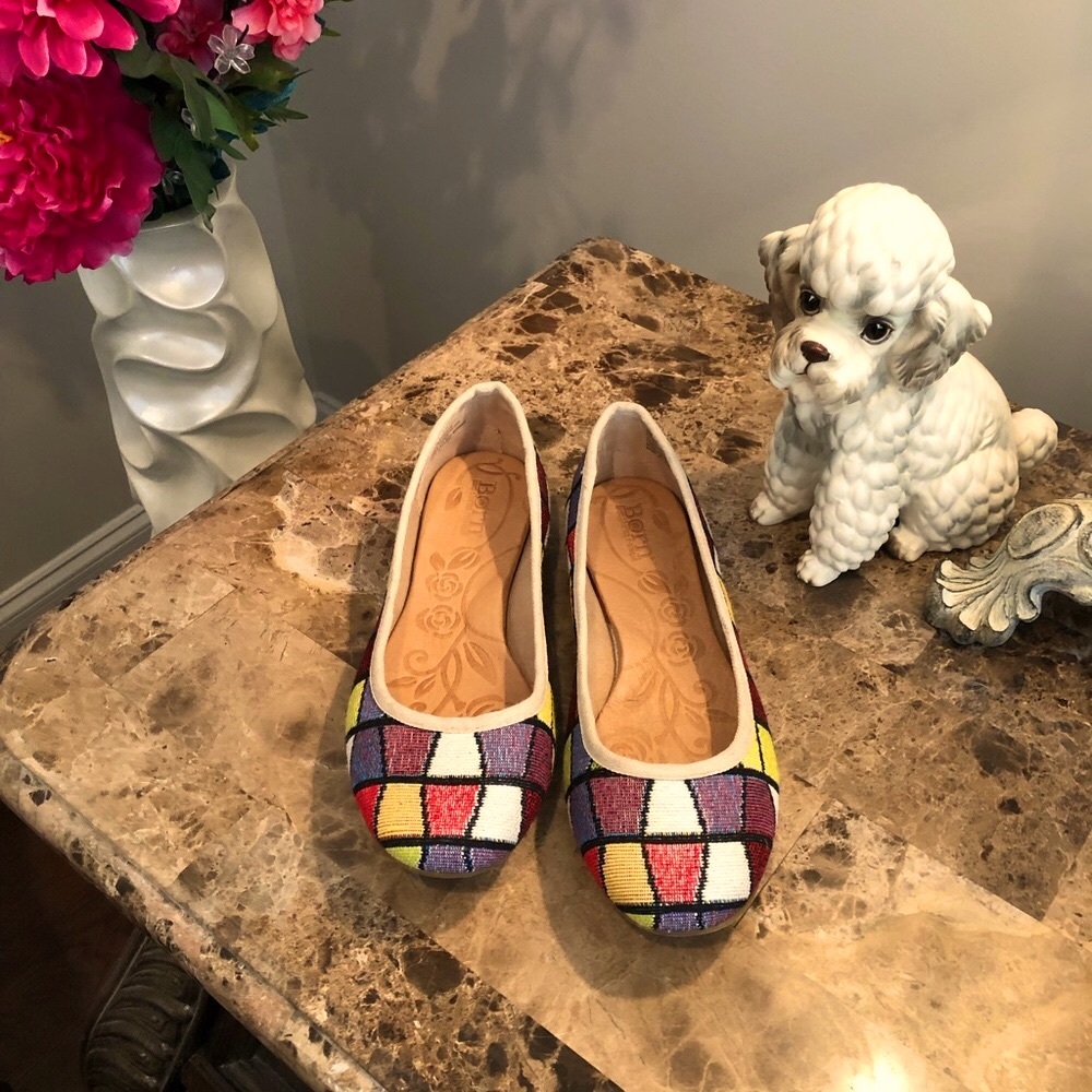 BORN mult-colored flats